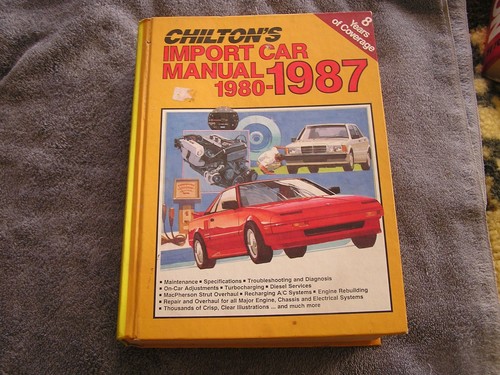 Chilton import car - chilton's, manual