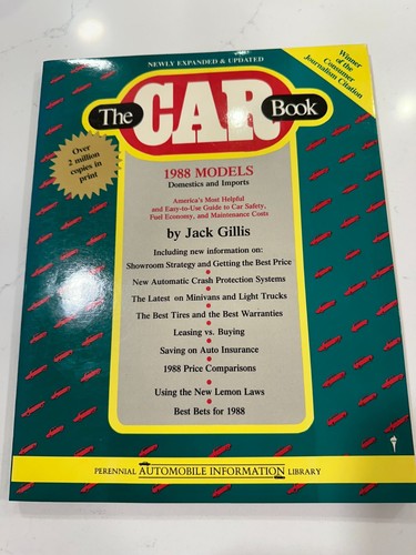 The car book 1988 models - car,