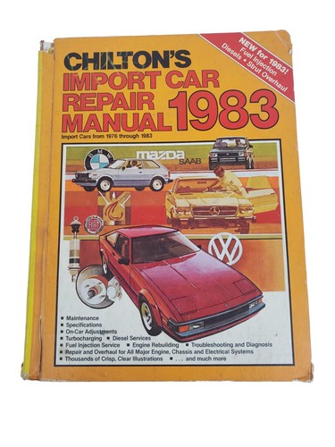 Chilton 7240 import car - chilton's,