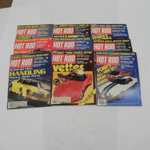 1956 hot rod magazine lot - of, 9