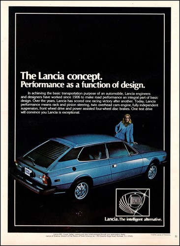 1978 italian import car - 1978, lancia