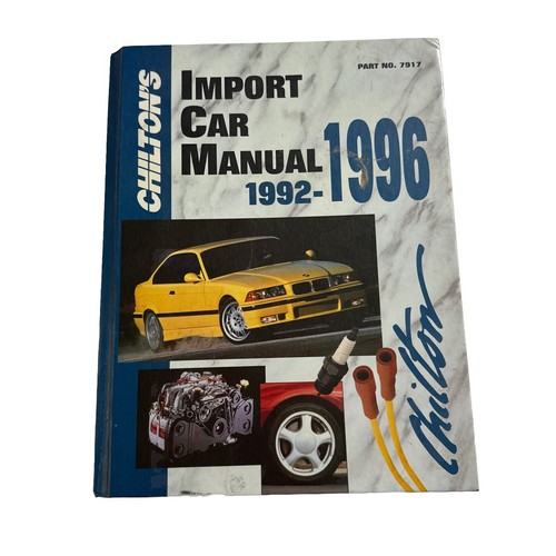 Chilton 7917 1992 1996 import - chilton, 1992-1996