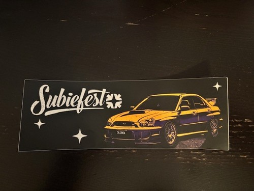 Subiefest 8x2 sticker import - subiefest, 8x2.5