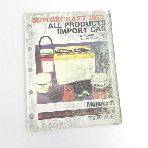 Vintage 1977 motorcraft - vintage,