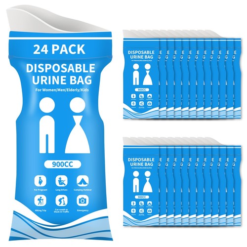 900ml urine bags pcs - urine,