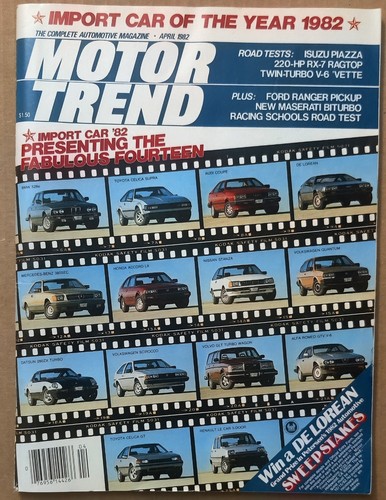 Motor trend magazine april - trend,