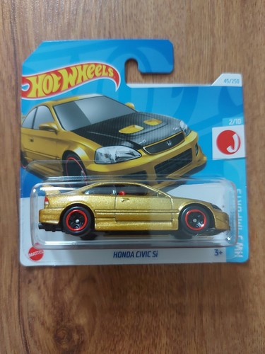 Hot wheels honda civic gold - honda,