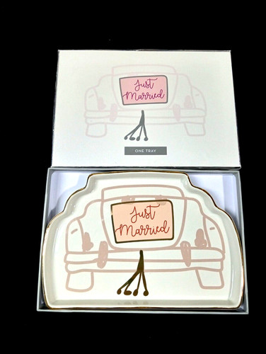 Just married car - married',