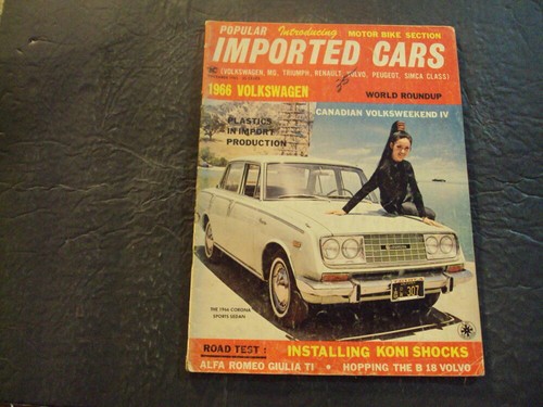 Popular imported cars - imported, 1965
