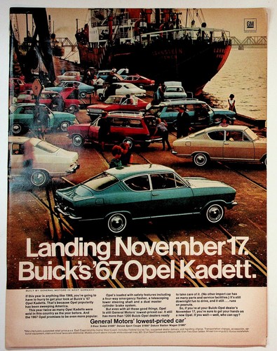 Buick opel vintage magazine - opel,