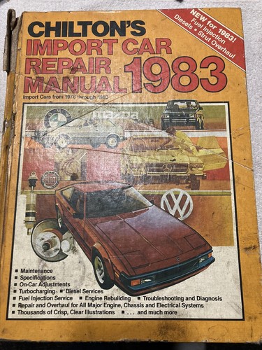 Chiltons 1983 import - import, car