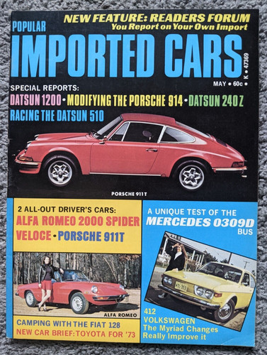 1973 may imported - may, cars