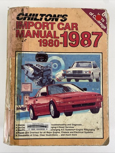 Chilton import car repair - import,