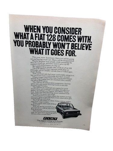 Vintage 1974 fiat 128 - 128, car