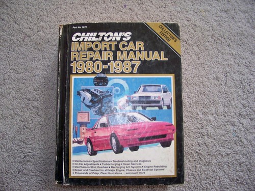 Chilton import car - chilton's,