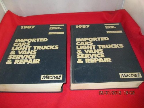 Lot 1987 mitchel manuals - lot, of