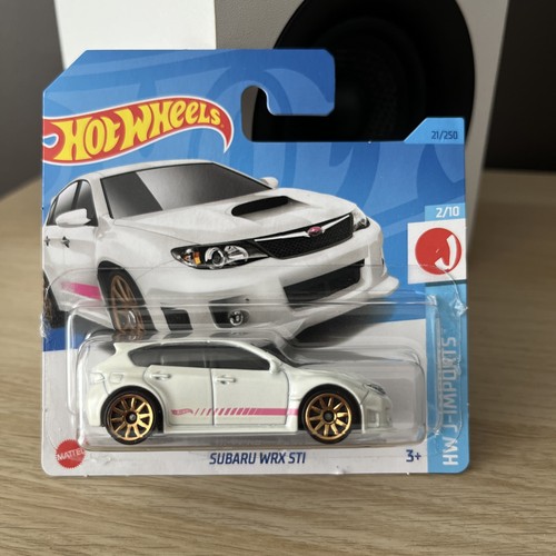 Hot wheels short card subaru - card,