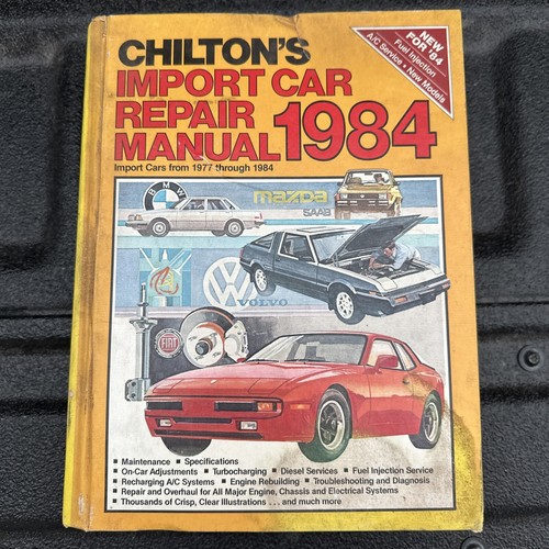 Vintage chiltons import - chiltons,