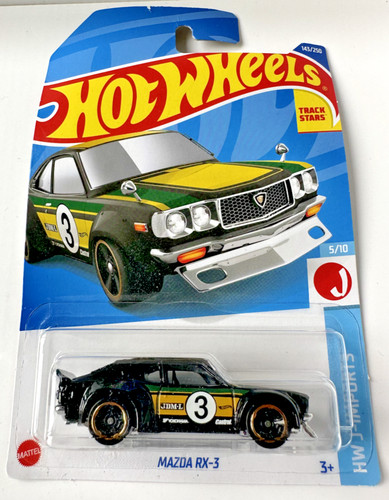 Hotwheels mazda green hw - mazda, 3