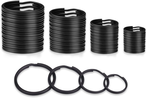 Pzas llavero negro metal 4 - 40,