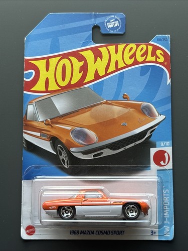 Hot wheels long card - wheels, mazda