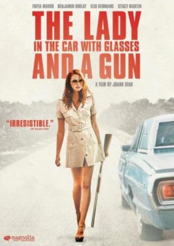 Lady the car with glasses - lady, in