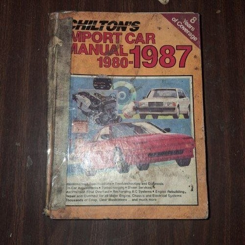 Chilton 7672 import car repair - chilton,