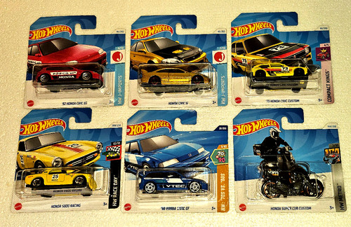Hot wheels honda lot 6 - hot, of