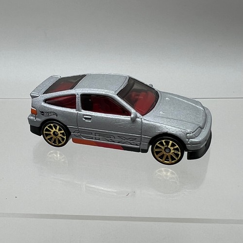 Hot wheels honda silver - cr-x,