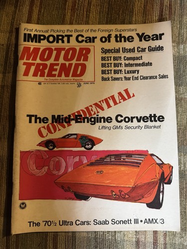 Motor trend magazine - motor, 1970