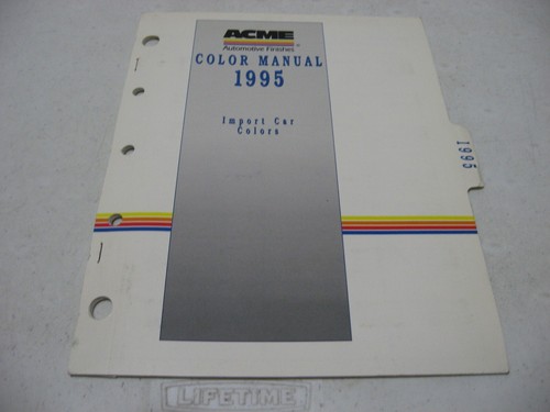 1995 acme import car colors - 1995,