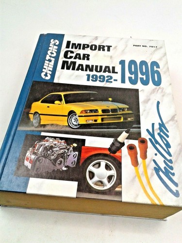 Chilton import car manual - chilton's,