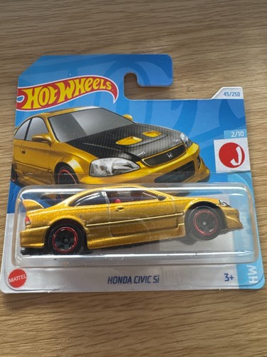 Hot wheels honda civic gold - hot, si