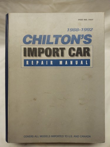 Chilton service manuals - chilton,