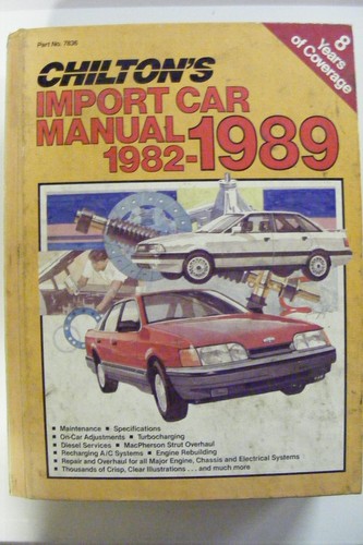 Chilton 1982 1989 import - chilton's,