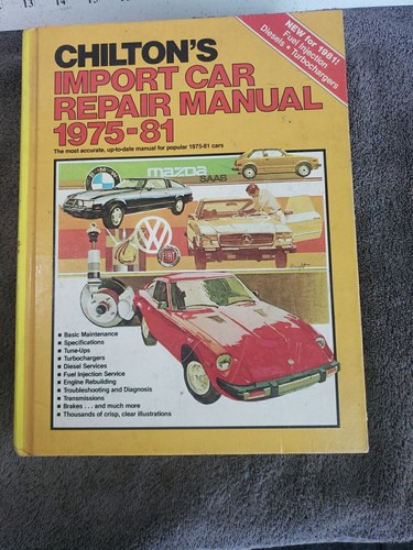 Chiltons 1975 1981 import - import, car