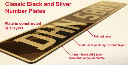 Classic black and silver - , or