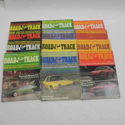 1975 road and track - track, magazine