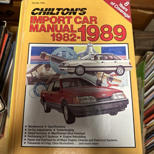 Vintage chiltons import car - vintage,