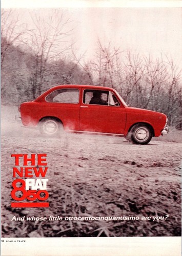 1964 fiat 850 door vintage - 1964,