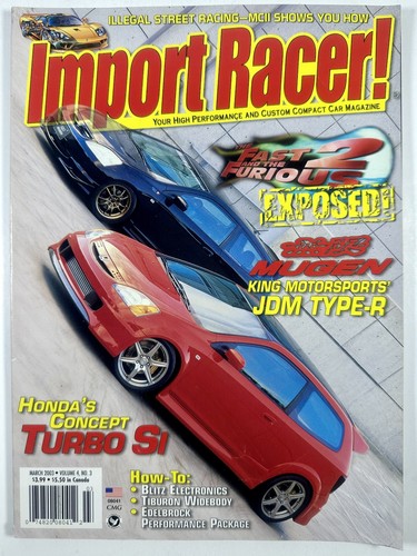Import racer magazine march - magazine,