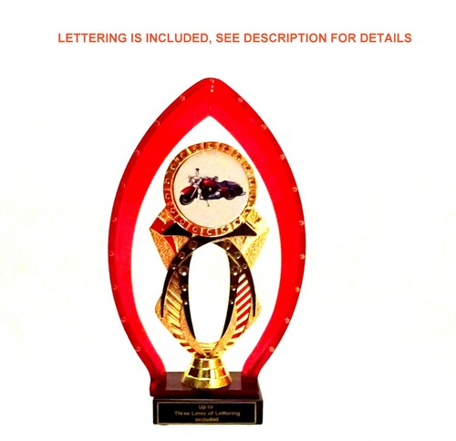 Car trophy import - trophy, red