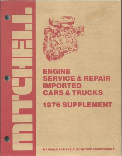 Mitchell 1976 engine service - mitchell,