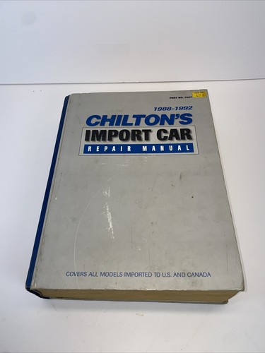 Chilton 7907 import car - 7907,