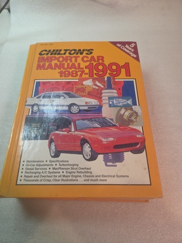 Chilton 1987 1991 - chilton's, 1987-1991