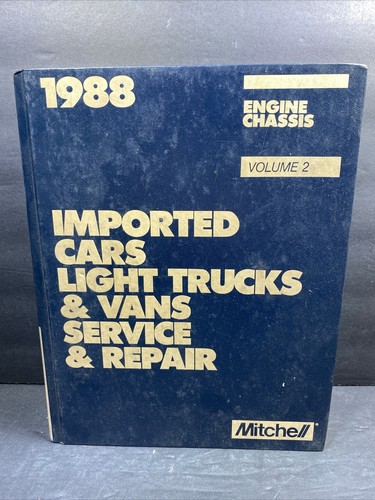 1988 mitchell manual - manual, imported